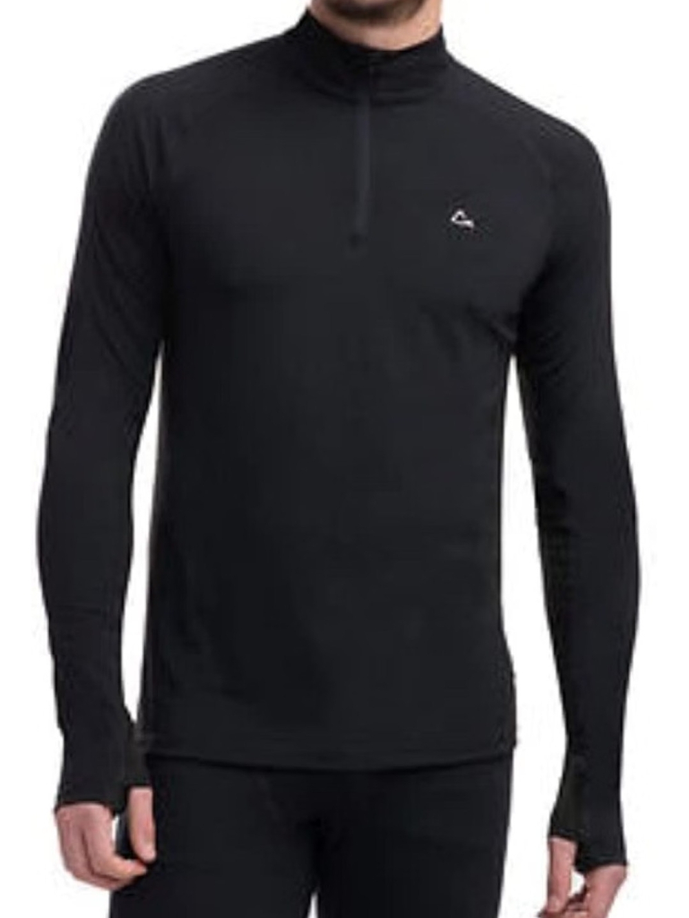 Paradox Men's Merino Blend 1/4 Zip Performance Base Layer Top Skiing Winter